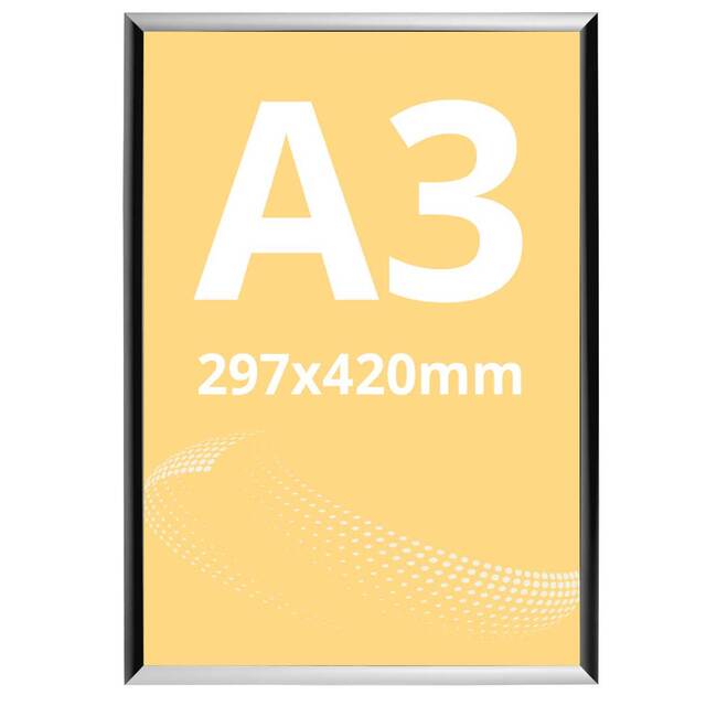 Ramă click Duo Color H A3- 297 x 420 mm JJ DISPLAYS