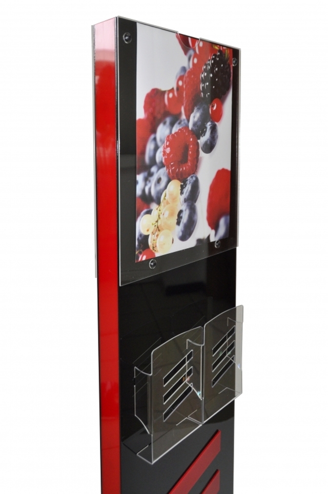 Showroom Display - Info stand din plexiglas pentru expozitii A4, JJ DISPLAYS, 210 x 297 mm