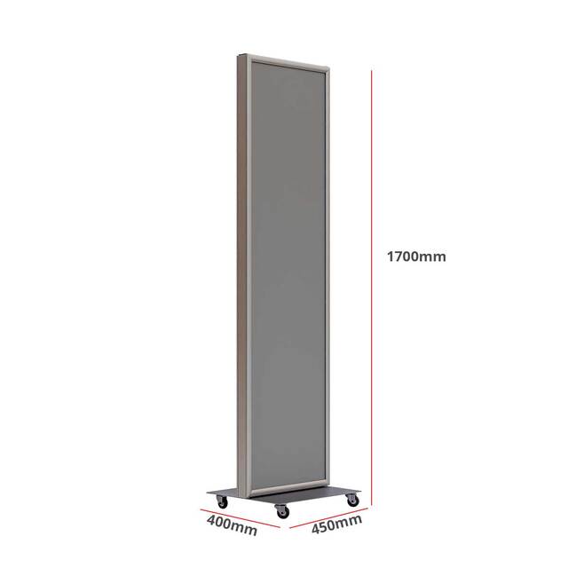 Stand tip totem, cu 2 rame format 420x1615mm, dublă față, JJ DISPLAYS