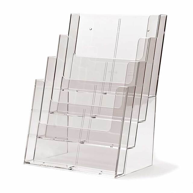 Counter Stander, Leaflet Dispensers - suport pentru pliante JJ DISPLAYS, 210 x 297 mm