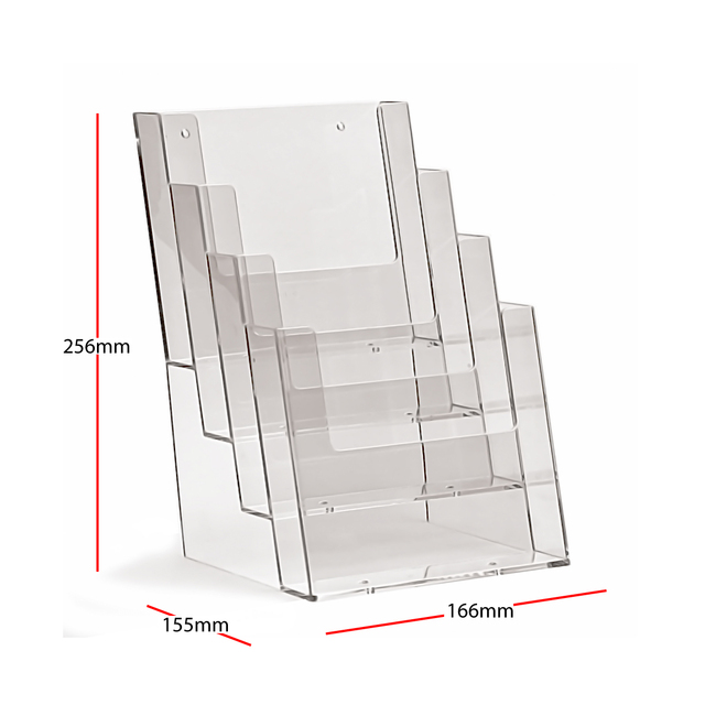 Counter Stander, Leaflet Dispensers - suport pentru pliante JJ DISPLAYS 148 x 210 mm