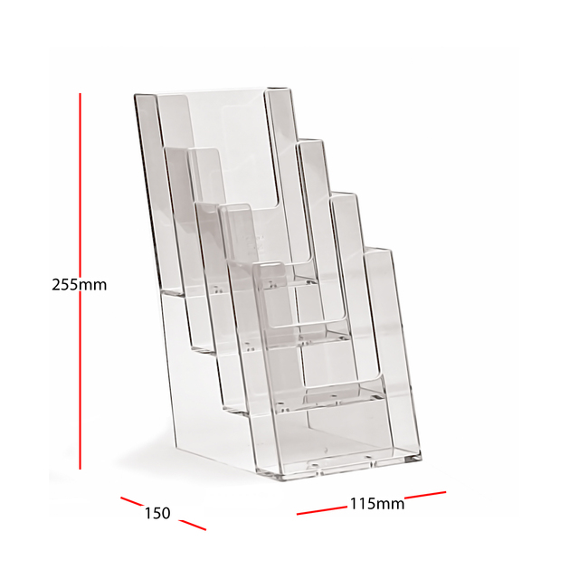 Counter Stander, Leaflet Dispensers- suport pentru pliante JJ DISPLAYS 100 x 210 mm