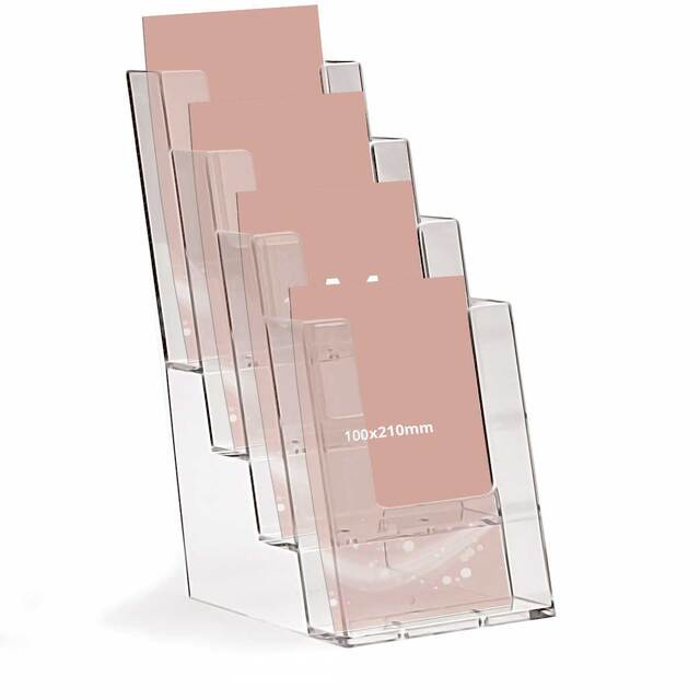 Counter Stander, Leaflet Dispensers- suport pentru pliante JJ DISPLAYS 100 x 210 mm