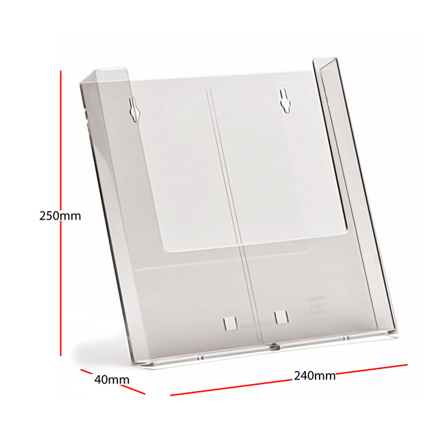 Wall Mounting, Brochure Holders, JJ DISPLAYS, 210 x 297 mm