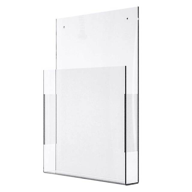 Wall Leaflet Dispenser A4, JJ DISPLAYS, 210 x 297 mm, Portrait