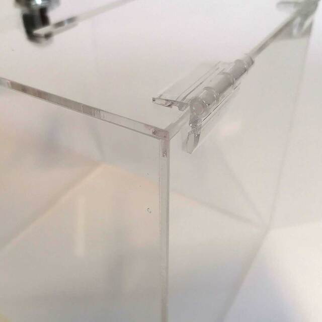 Urnă transparentă din plexiglas, cutie pentru donații, 250 mm, JJ DISPLAYS