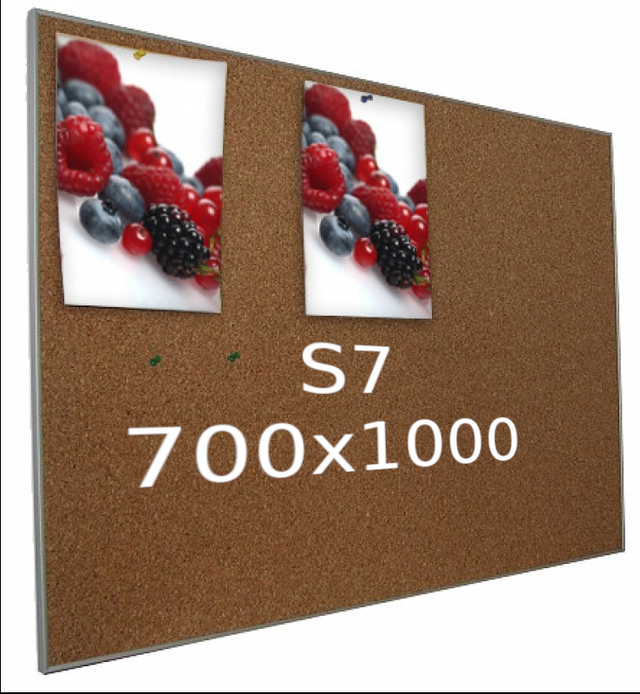 Avizier cu plută S7 (700 x 1000 mm), JJ DISPLAYS