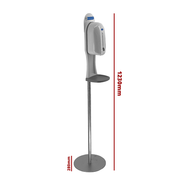 Stativ pentru dezinfectare mâini, cu dozator automat, JJ DISPLAYS