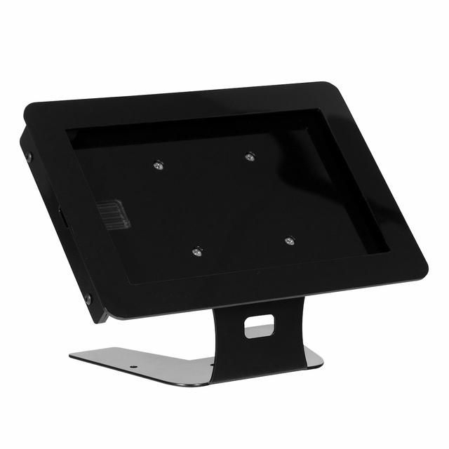 Carcasa tabletă pentru desk, realizata din plexiglas colorat, JJ DISPLAYS, dimensiuni la cerere