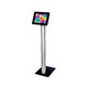 Stand tabletă cu picior SL și carcasa din plexiglas, JJ DISPLAYS, dimensiuni la cerere