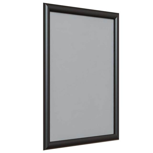 Ramă click din aluminiu, vopsită negru A3, JJ DISPLAYS, 297 x 420 mm