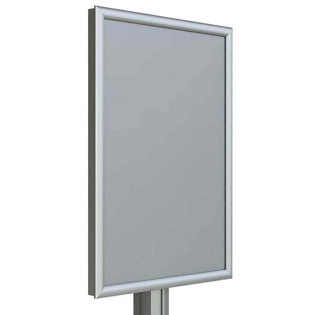 Stand publicitar cu casetă luminoasă format B1(700x1000mm), iluminare LED, portret, JJ DISPLAYS