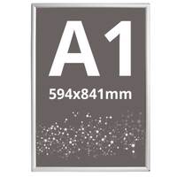 Rama click optiframe A1 (594X841mm), din aluminiu, expunere postere, afise, reclame