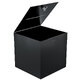 Urnă din plexiglas Negru, cutie pentru donații, JJ DISPLAYS