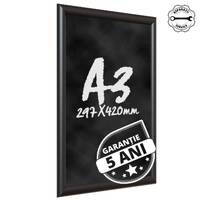 Tablă de scris cu marker, pentru meniu, oferte, prețuri sau promoții A3(297 x 420 mm), JJ DISPLAYS