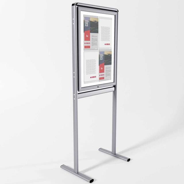 Panou Informativ Clasic cu 4 inserturi Nano Display, format B2(500x700mm), simplă față, JJ DISPLAYS