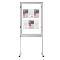 Panou Informativ Clasic cu 6 inserturi Nano Display, format B1(700x1000mm), simplă față, JJ DISPLAYS