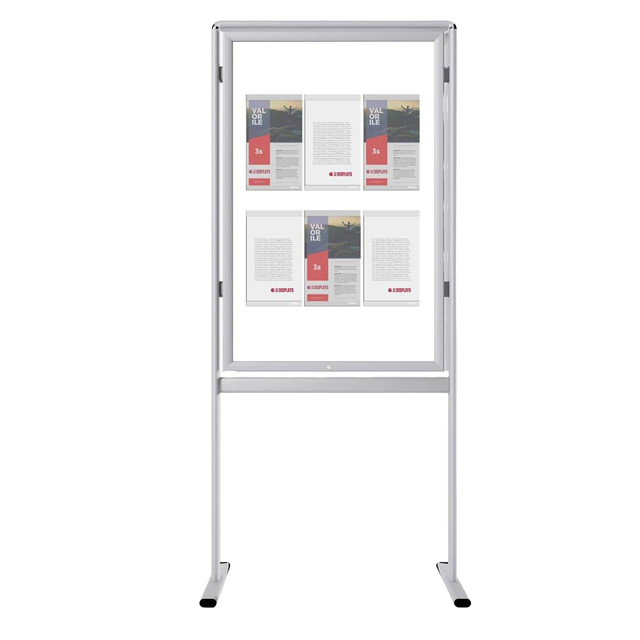 Panou Informativ Clasic cu 12 inserturi Nano Display, format B1(700x1000mm), dublă față, JJ DISPLAYS