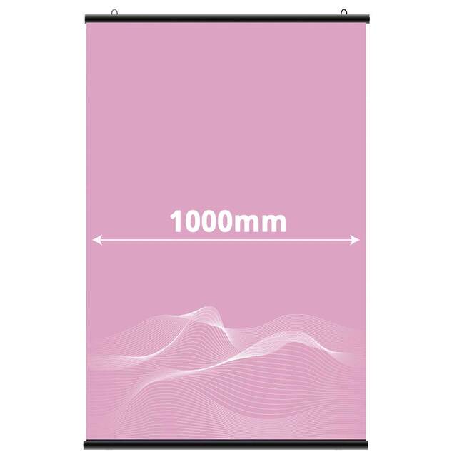 Suport poster tip hanger click NEGRU,1000 mm, JJ DISPLAYS