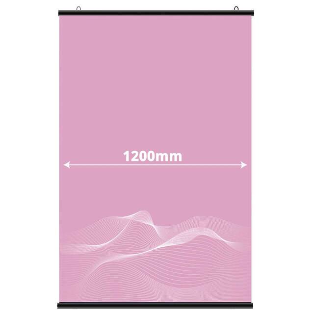 Suport poster tip hanger click NEGRU,1200 mm, JJ DISPLAYS