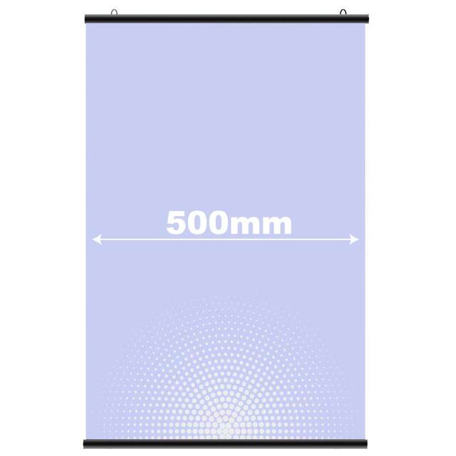 Suport poster tip hanger click NEGRU,500 mm, JJ DISPLAYS