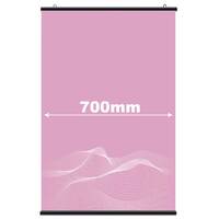 Suport poster tip hanger click NEGRU, JJ DISPLAYS, 700 mm