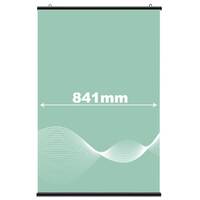 Suport poster tip hanger click NEGRU,841 mm JJ DISPLAYS