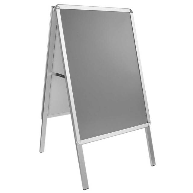 People Stopper, A board din profil aluminiu click  32mm cu colt rotund S5(500 x 700 mm), JJ DISPLAYS