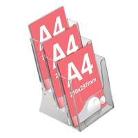 Suport pliante cu 3 buzunare A4, JJ DISPLAYS