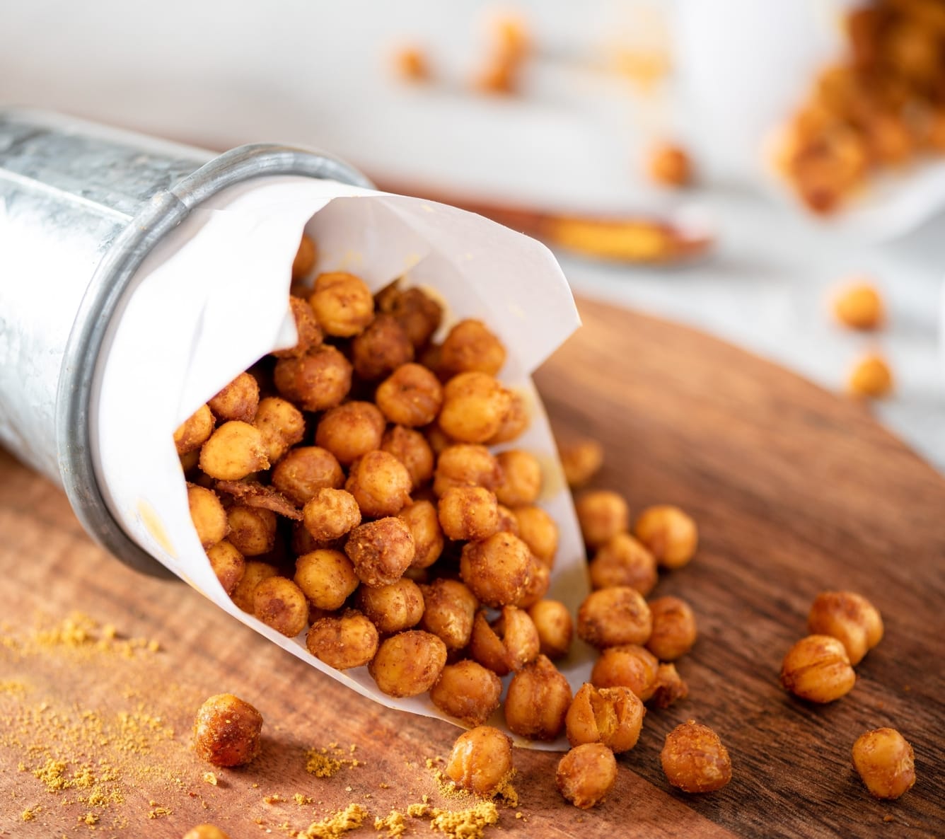 Crunchy chickpeas