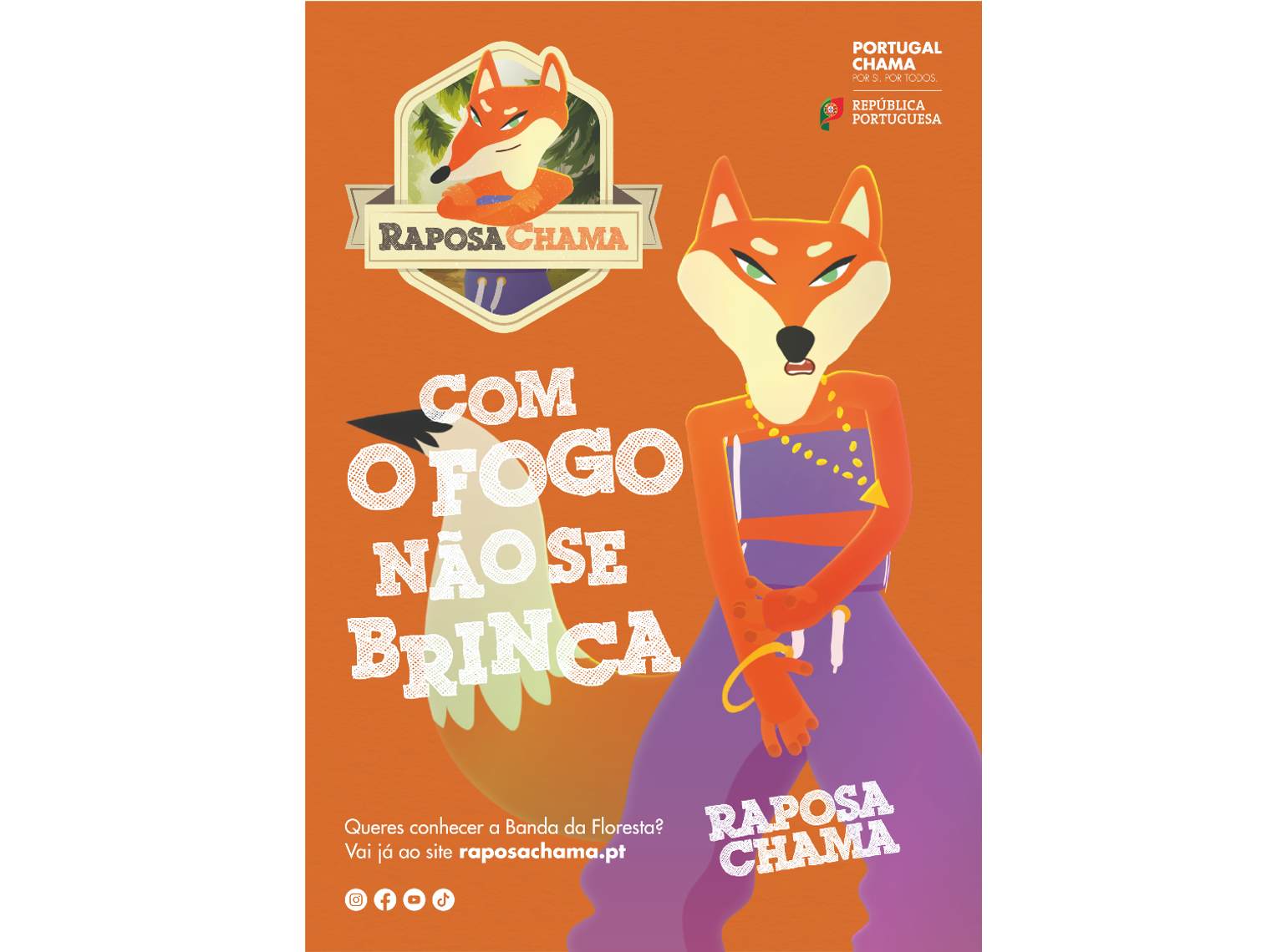 Cartaz Raposa Chama