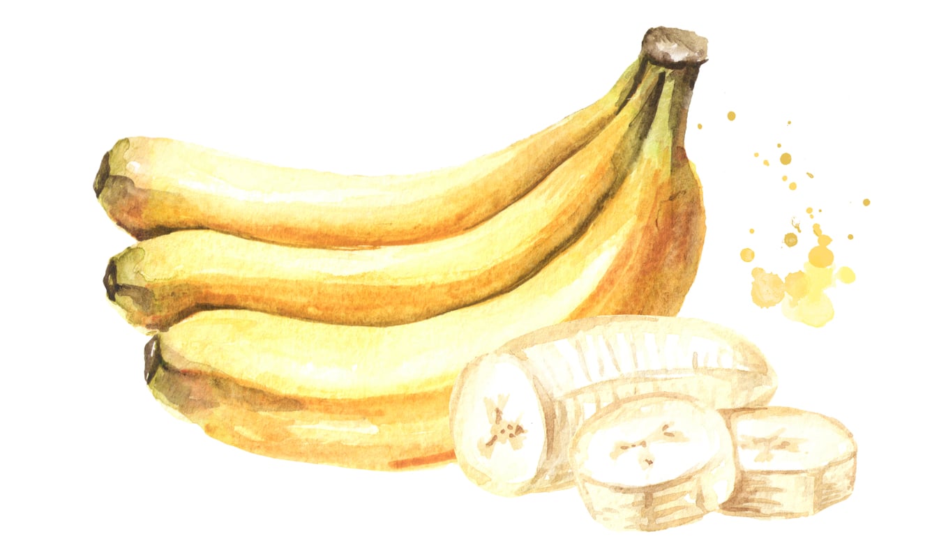 Ilustração de banana.