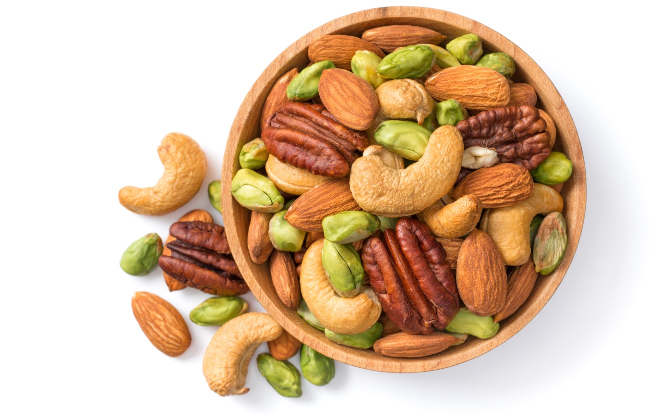 Bowl of mixed nuts