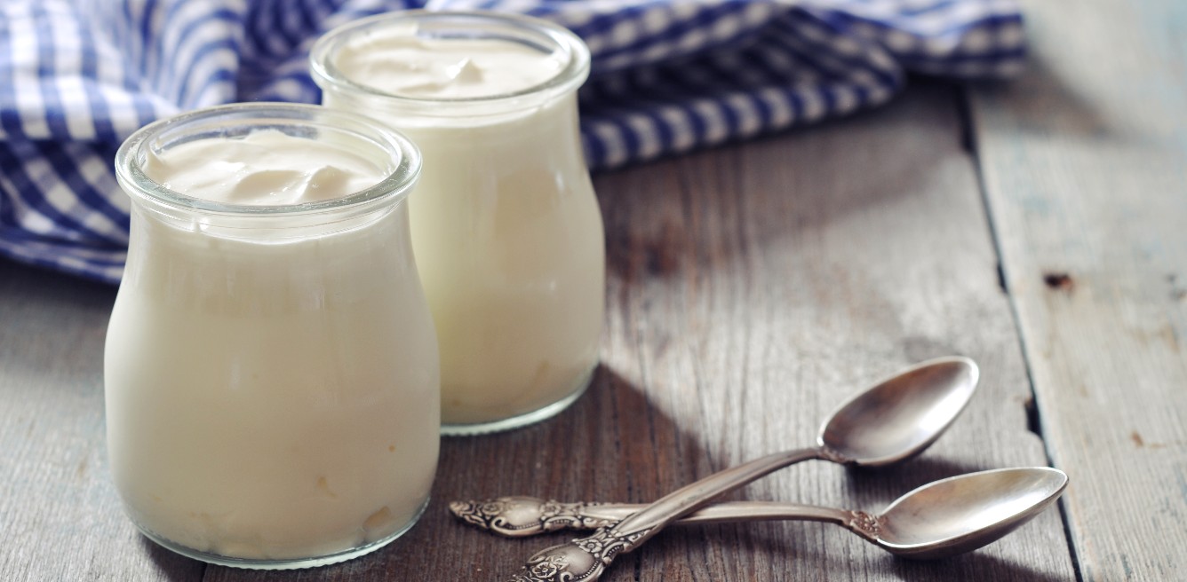 Natural homemade yoghurt