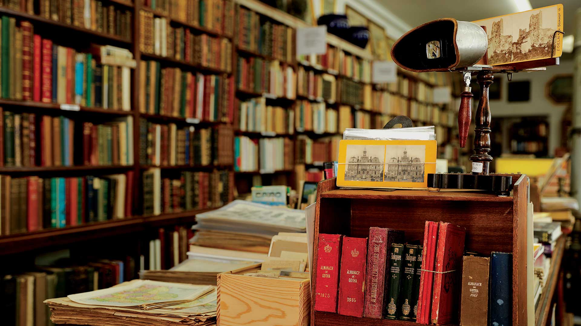 Details of books in Sá da Costa book store