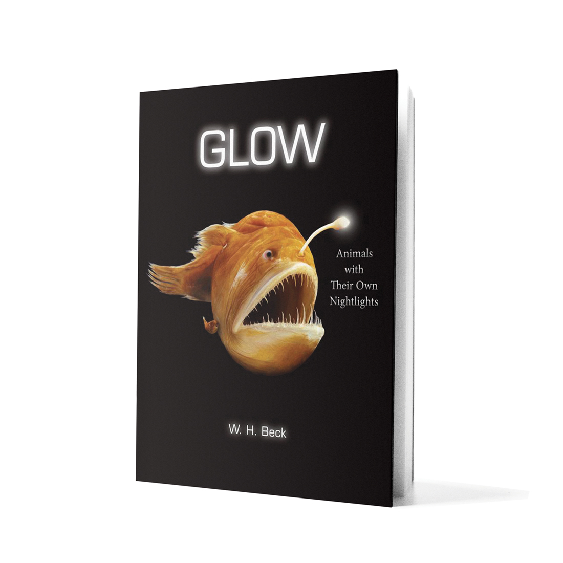 Glow book on white background