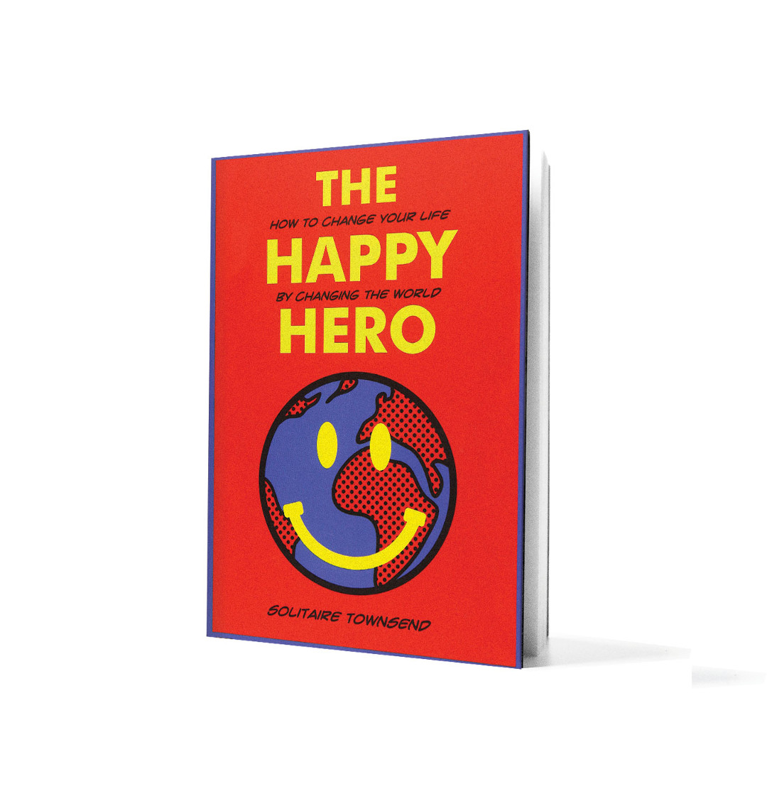 Book Happy Hero on white background