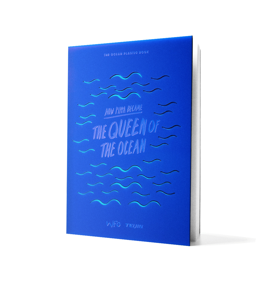 The Ocean Plastic book with white background.