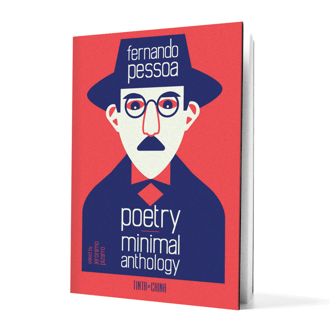 Poetry Minimal Anthology book on white background