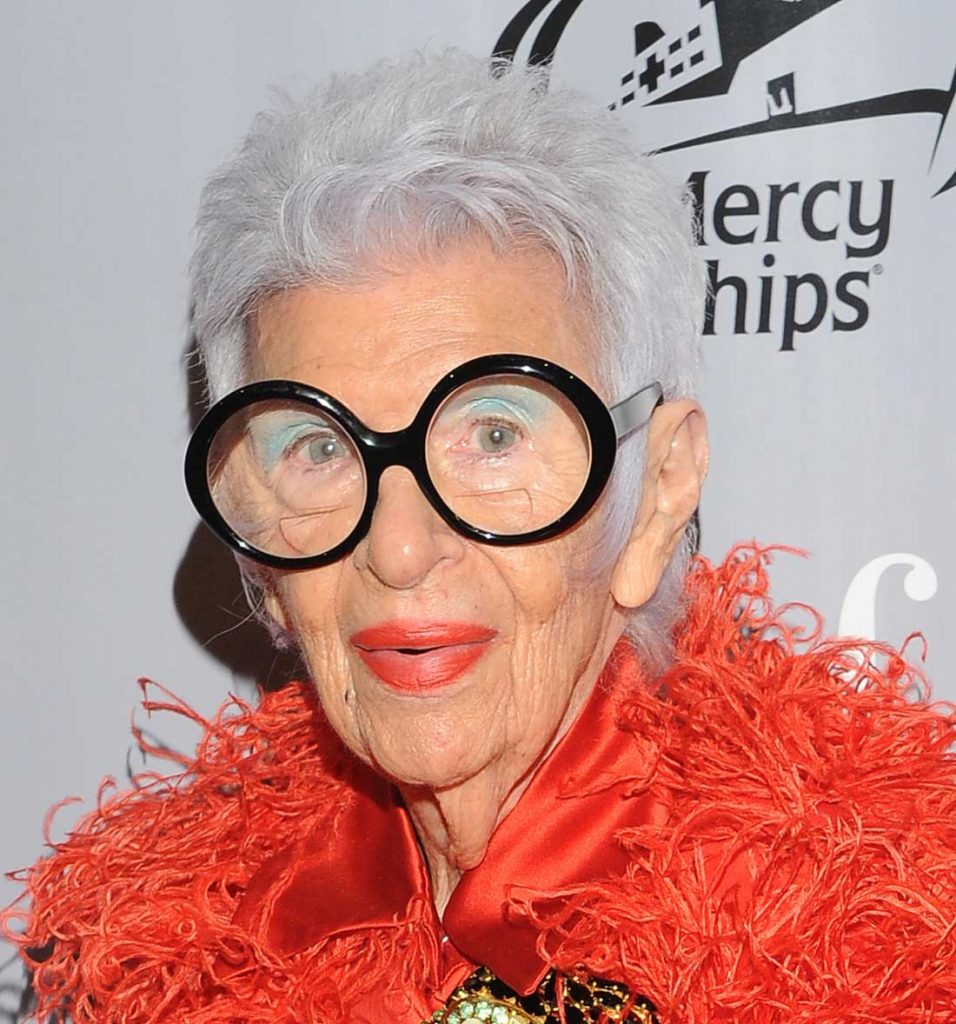 Fashion Maverick Award Winner Iris Apfel attends the 38th Annual AAFA American Image Awards at 583 Park Avenue on May 24, 2016 in New York City.