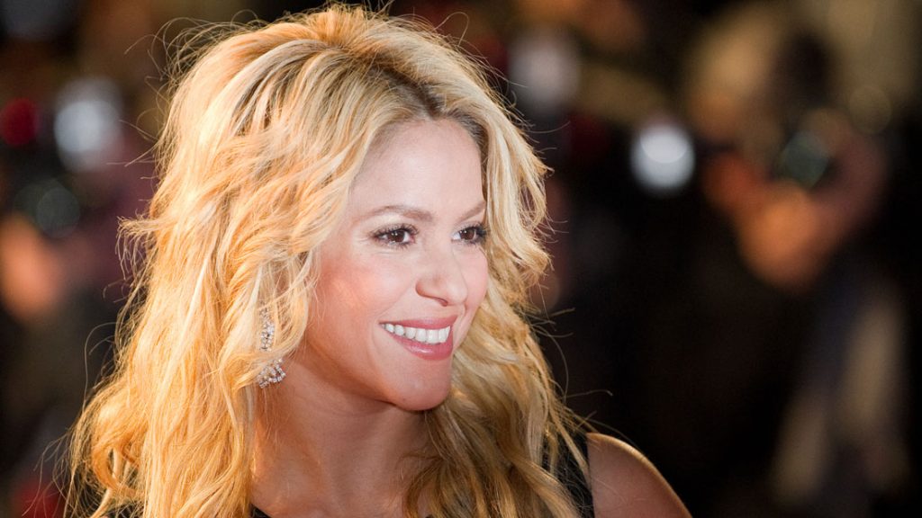 Shakira on the red carpet of NRJ Music Award 2011 during the Midem