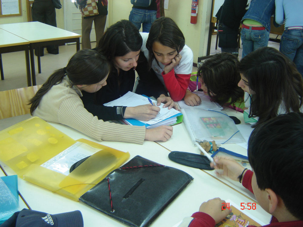 Children studying daily basics