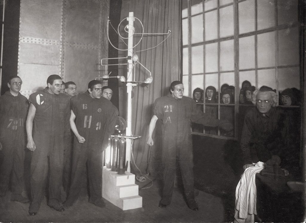UNSPECIFIED - CIRCA 1923: Laboratory scene with robots, "W,U,R," by Karel Capek