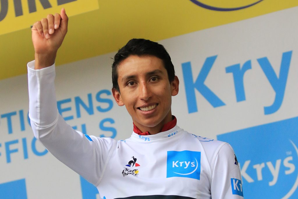 Egan Bernal in Valloire, France