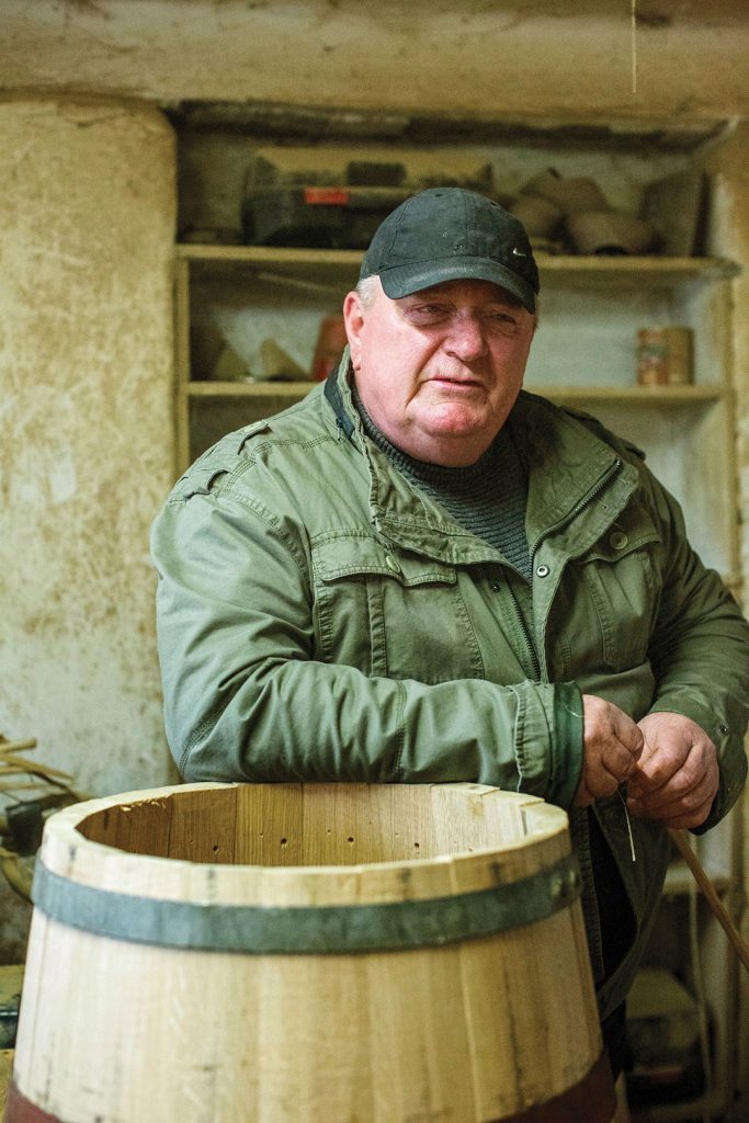 “I must have been in my twenties when I made my first barrel, from scratch and all on my own.”, says Marek Wilk.