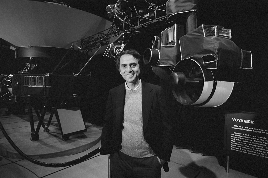 Astronomer Carl Sagan (Photo by Tony Korody/Sygma/Sygma via Getty Images)