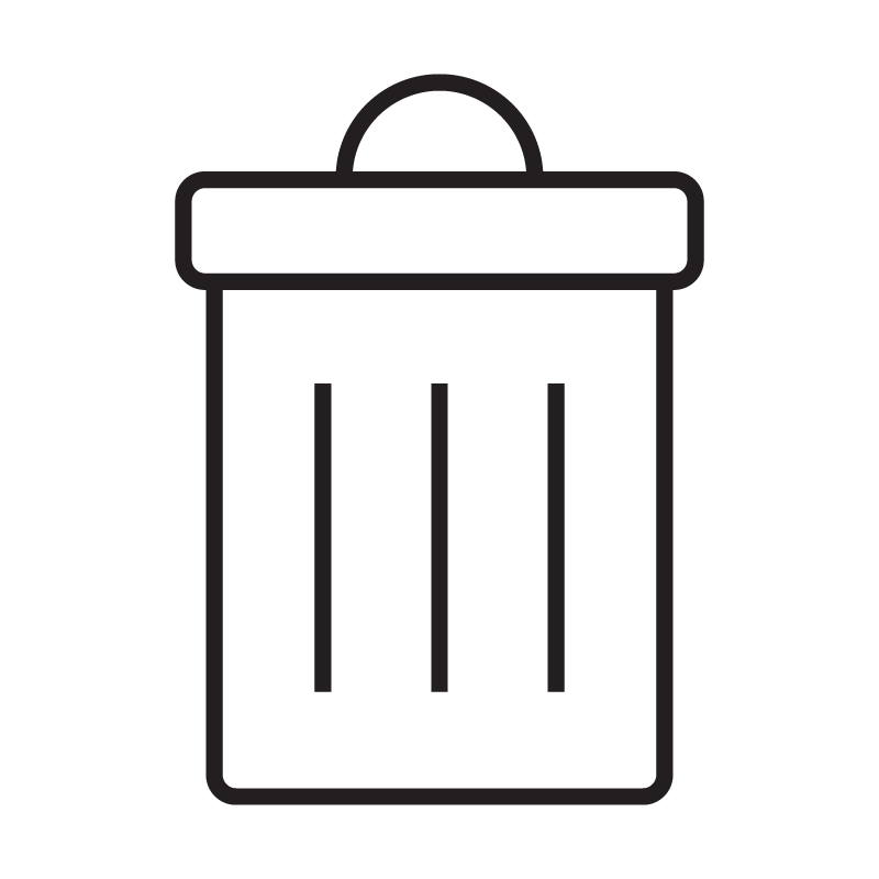 garbage box icon