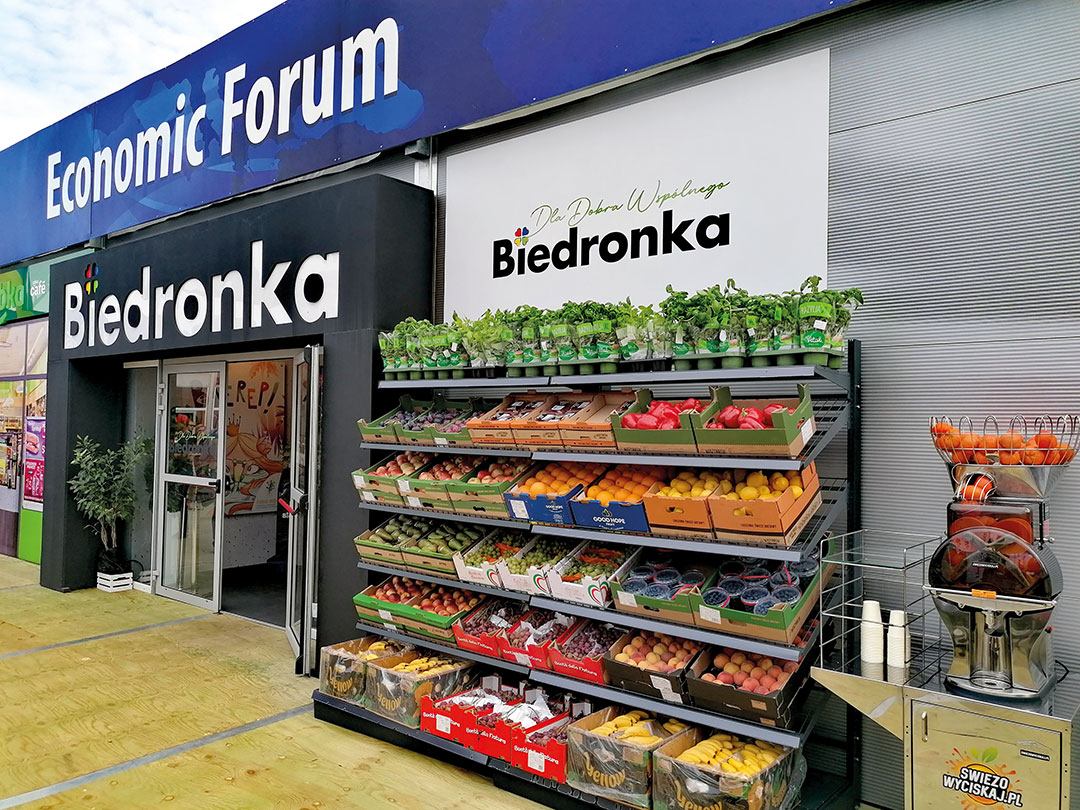 Biedronka had a dedicated area to show visitors its deep commitment to social activities.