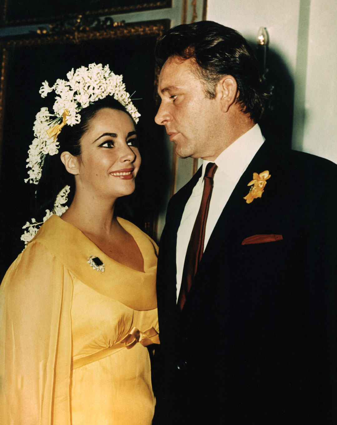 ELIZABETH TAYLOR weds RICHARD BURTON in Montreal, March 15, 1964