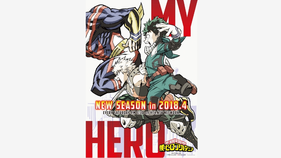 Boku No Hero Academia Broadcasts On Every Saturday At 17 30 Jst From 7th April 18 Jmag News